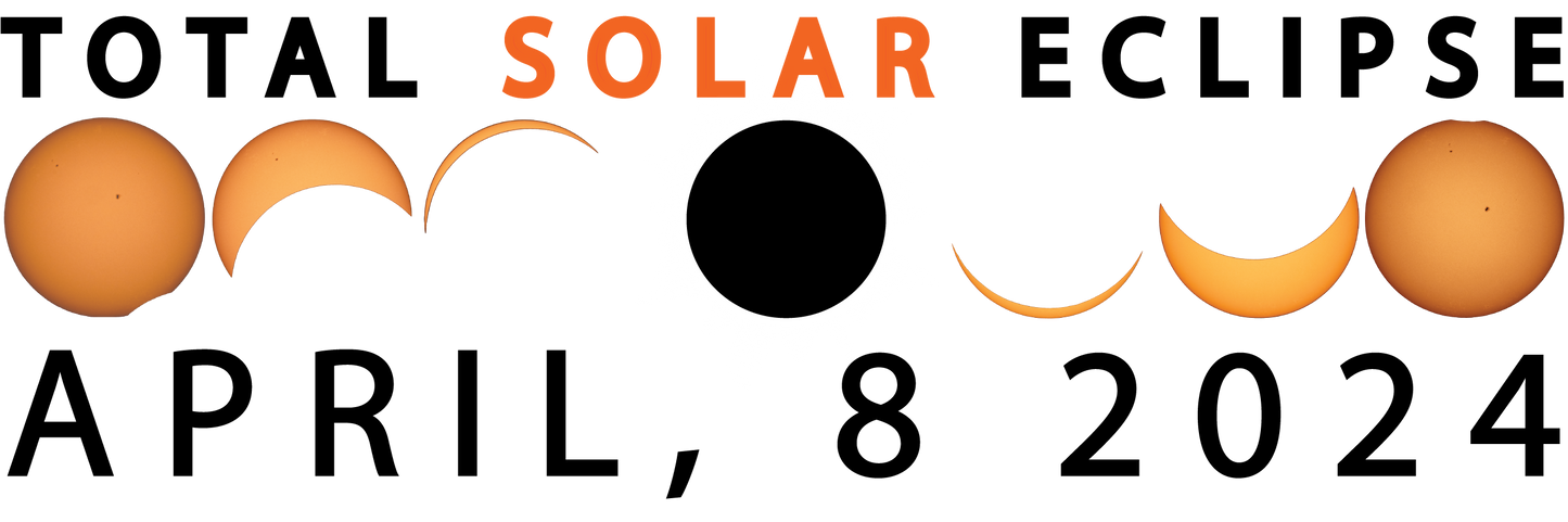 2024 Solar Eclipse pint glass