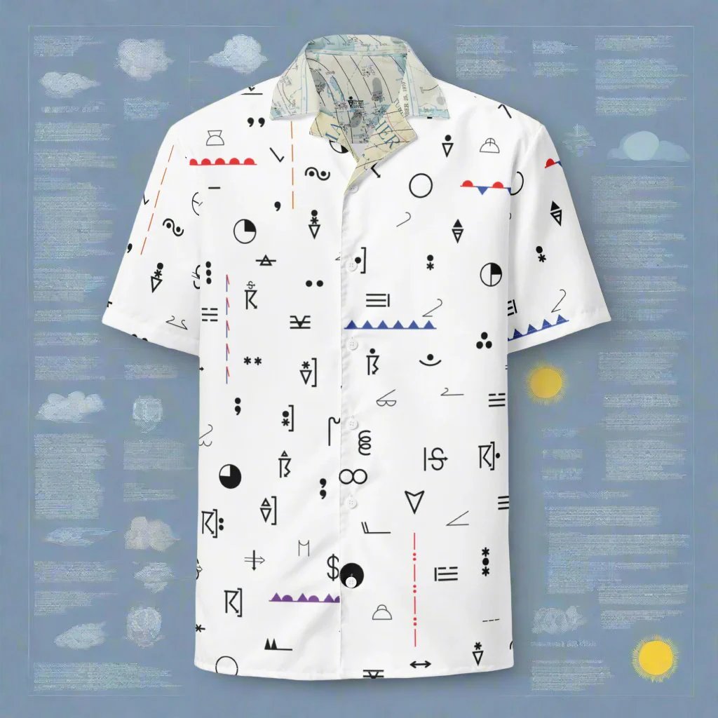 Weather Map Symbols Shirt