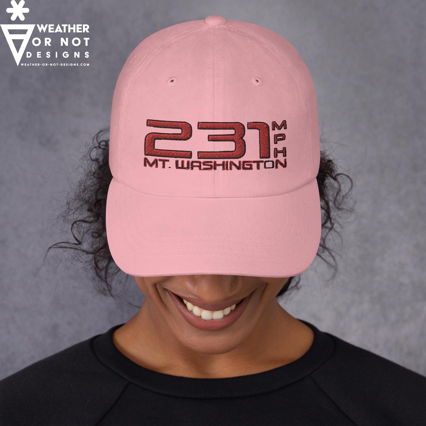 231 mph Wind on Mt. Washington, NH - Hat