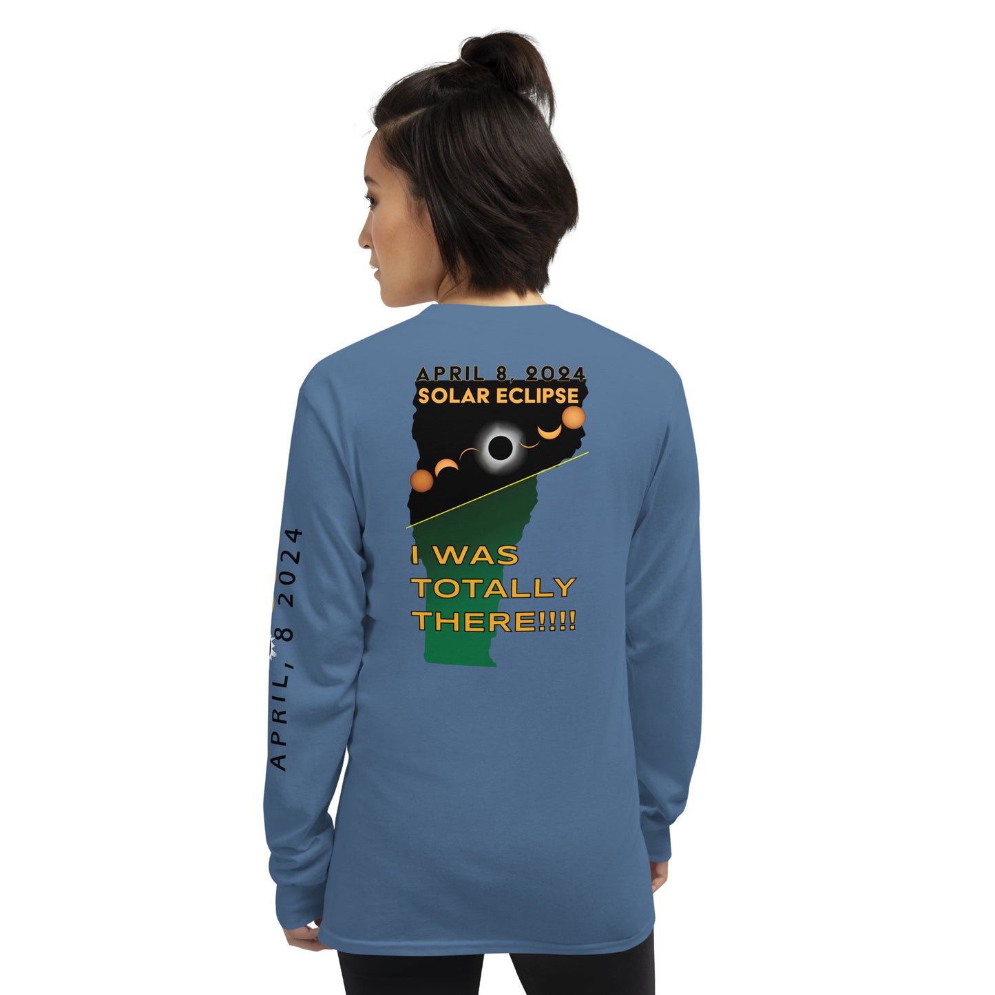 2024 Solar Eclipse - VT Long Sleeve T-Shirt