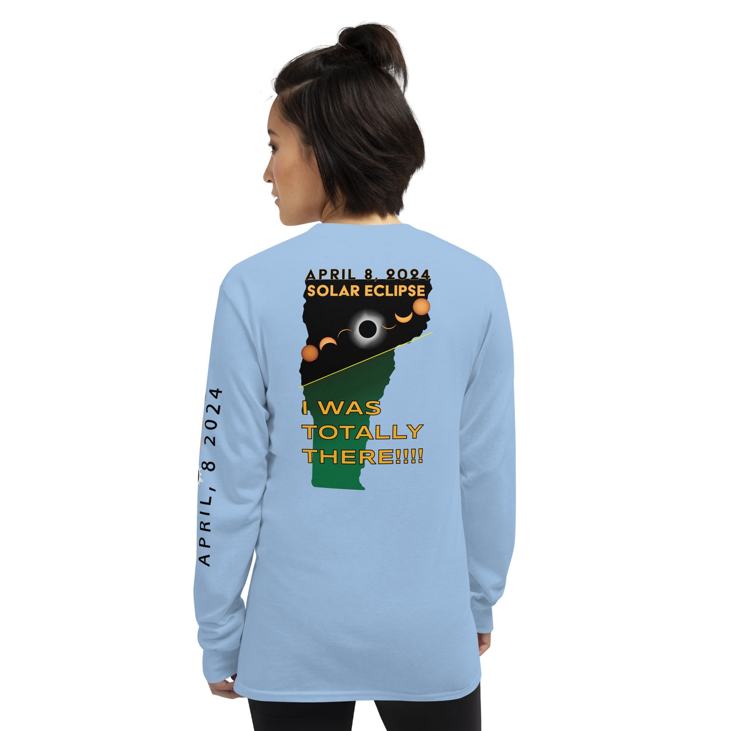 2024 Solar Eclipse - VT Long Sleeve T-Shirt