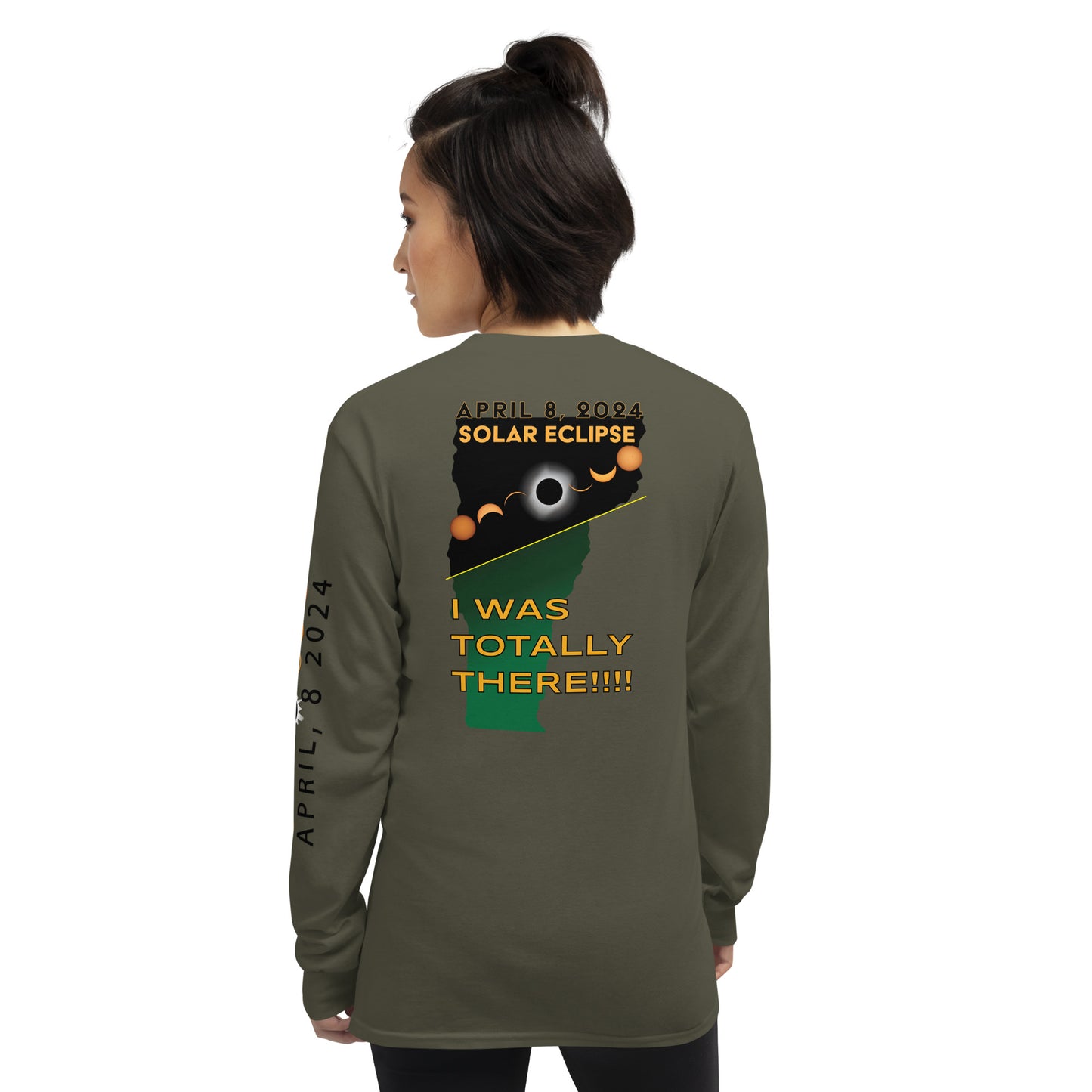 2024 Solar Eclipse - VT Long Sleeve T-Shirt