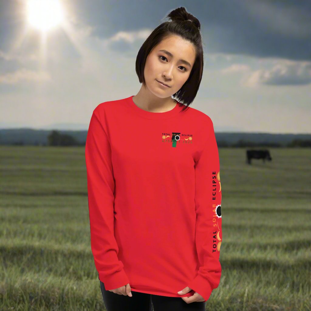 2024 Solar Eclipse - VT Long Sleeve T-Shirt