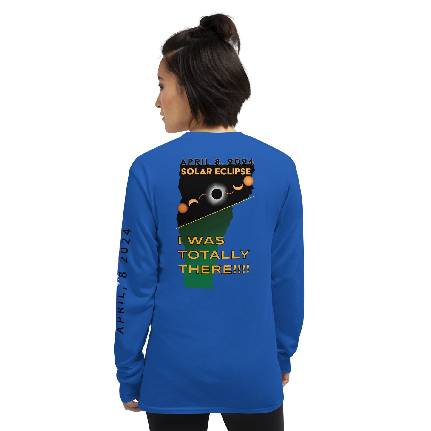 2024 Solar Eclipse - VT Long Sleeve T-Shirt