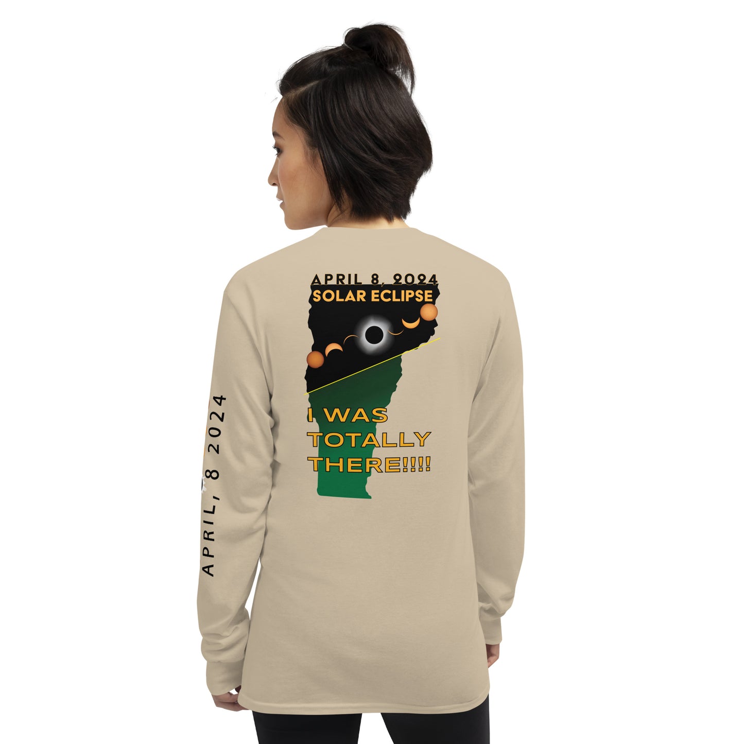 2024 Solar Eclipse - VT Long Sleeve T-Shirt
