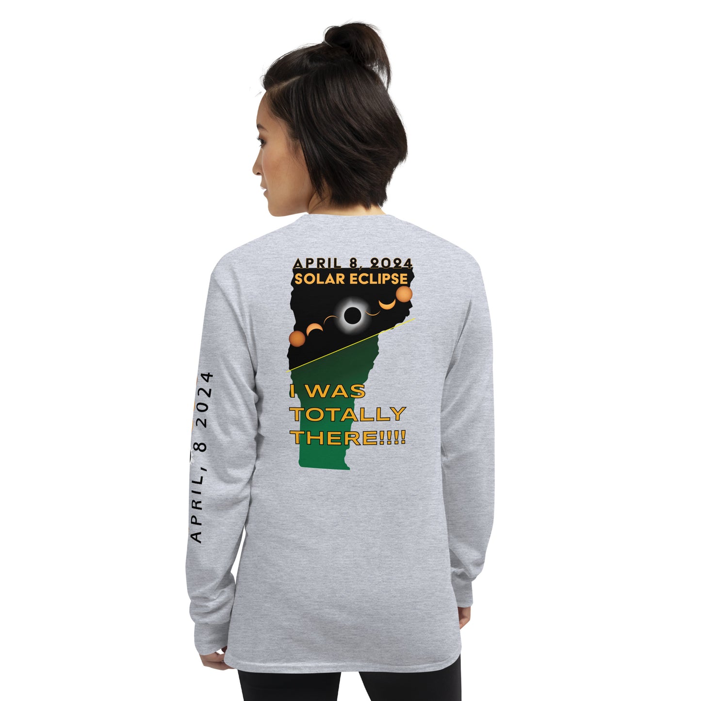 2024 Solar Eclipse - VT Long Sleeve T-Shirt