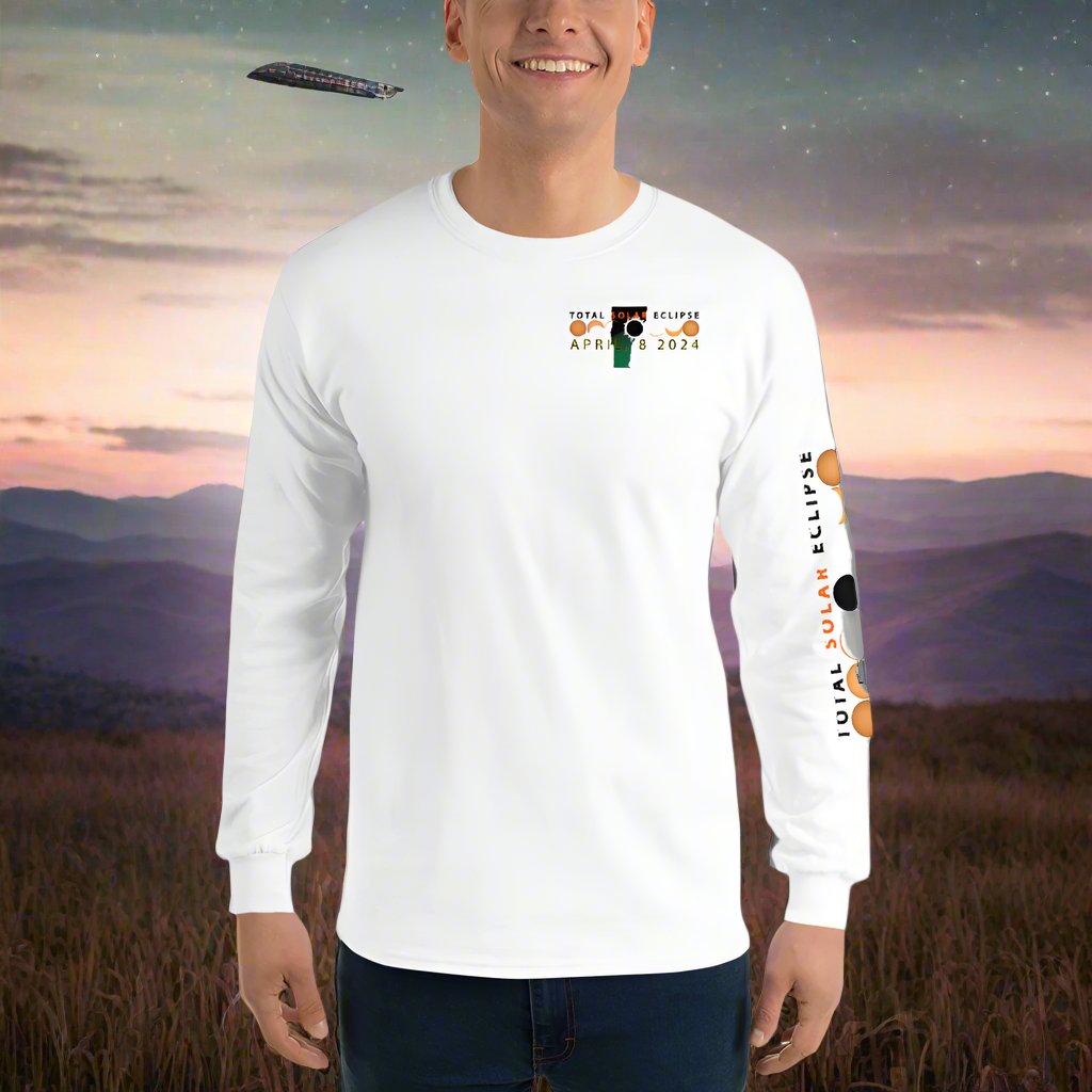 2024 Solar Eclipse - VT Long Sleeve T-Shirt