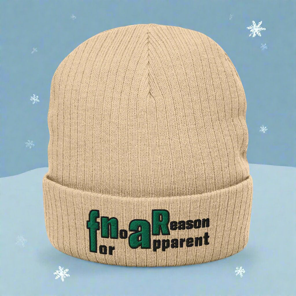 fnar Ribbed Knit Beanie