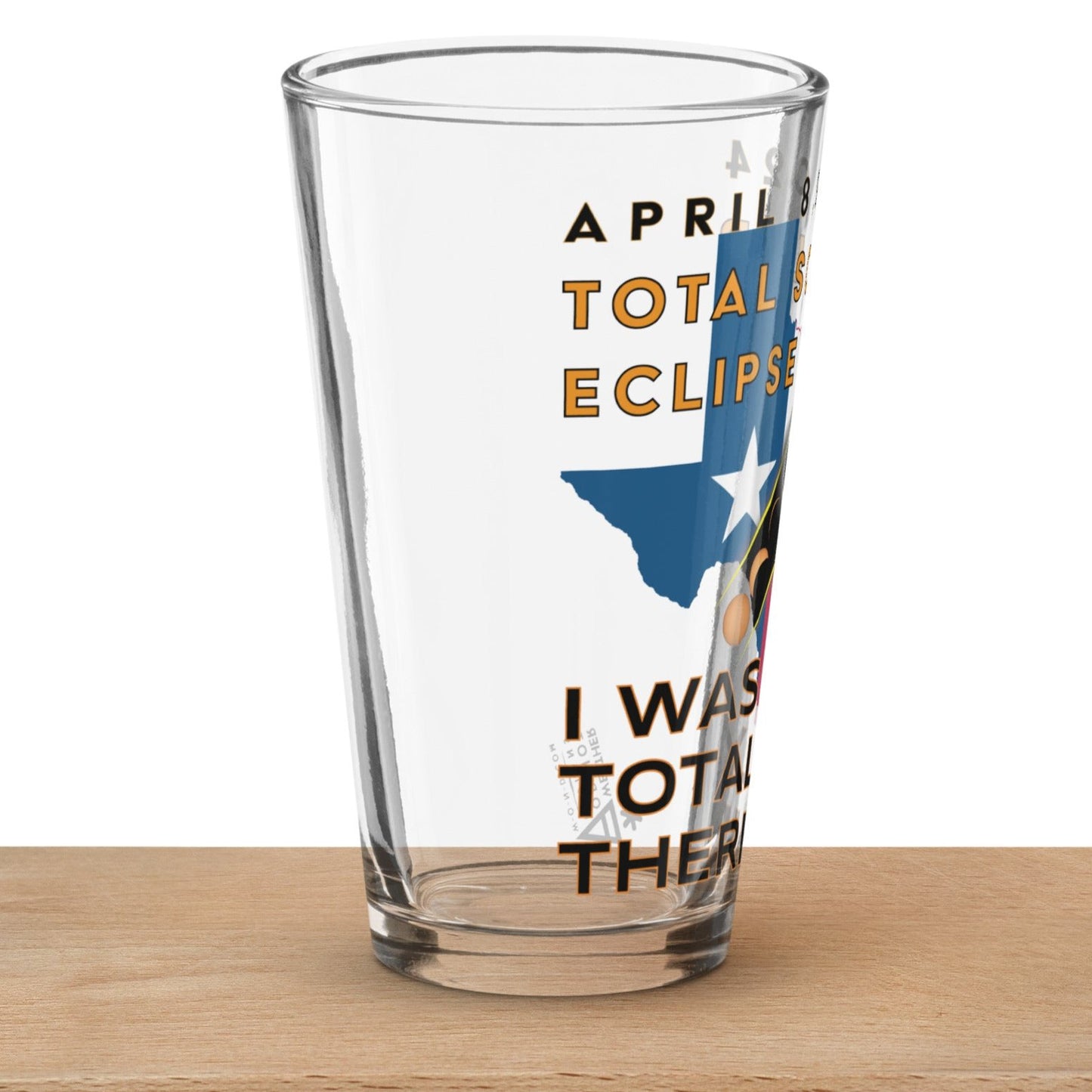 2024 Solar Eclipse - TX Pint Glass