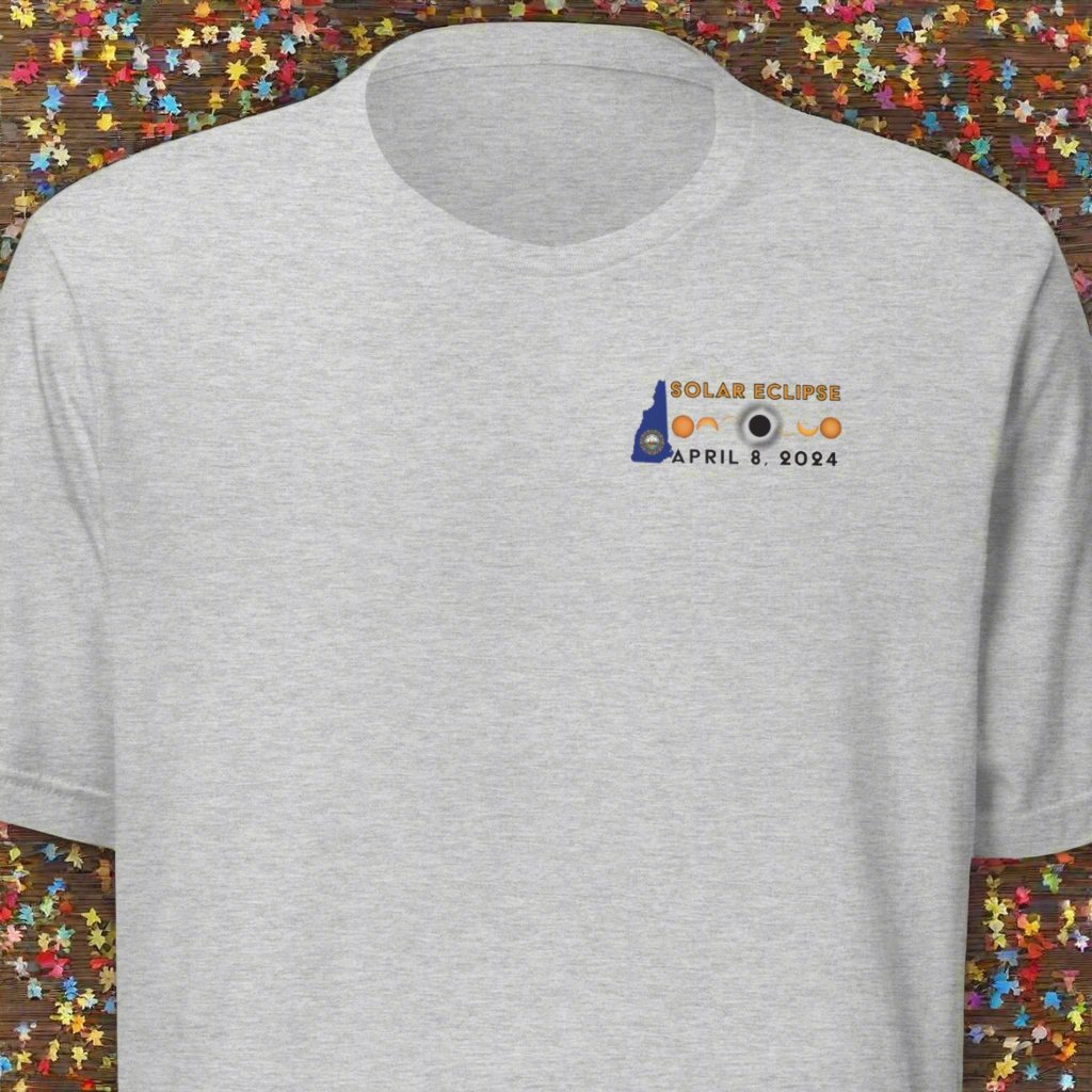2024 Solar Eclipse - NH T-Shirt (Made In The USA!)