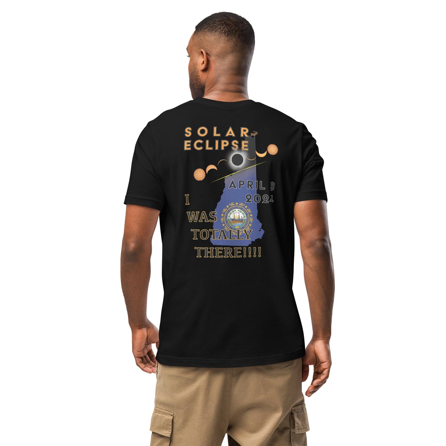 2024 Solar Eclipse - NH T-Shirt (Made In The USA!)