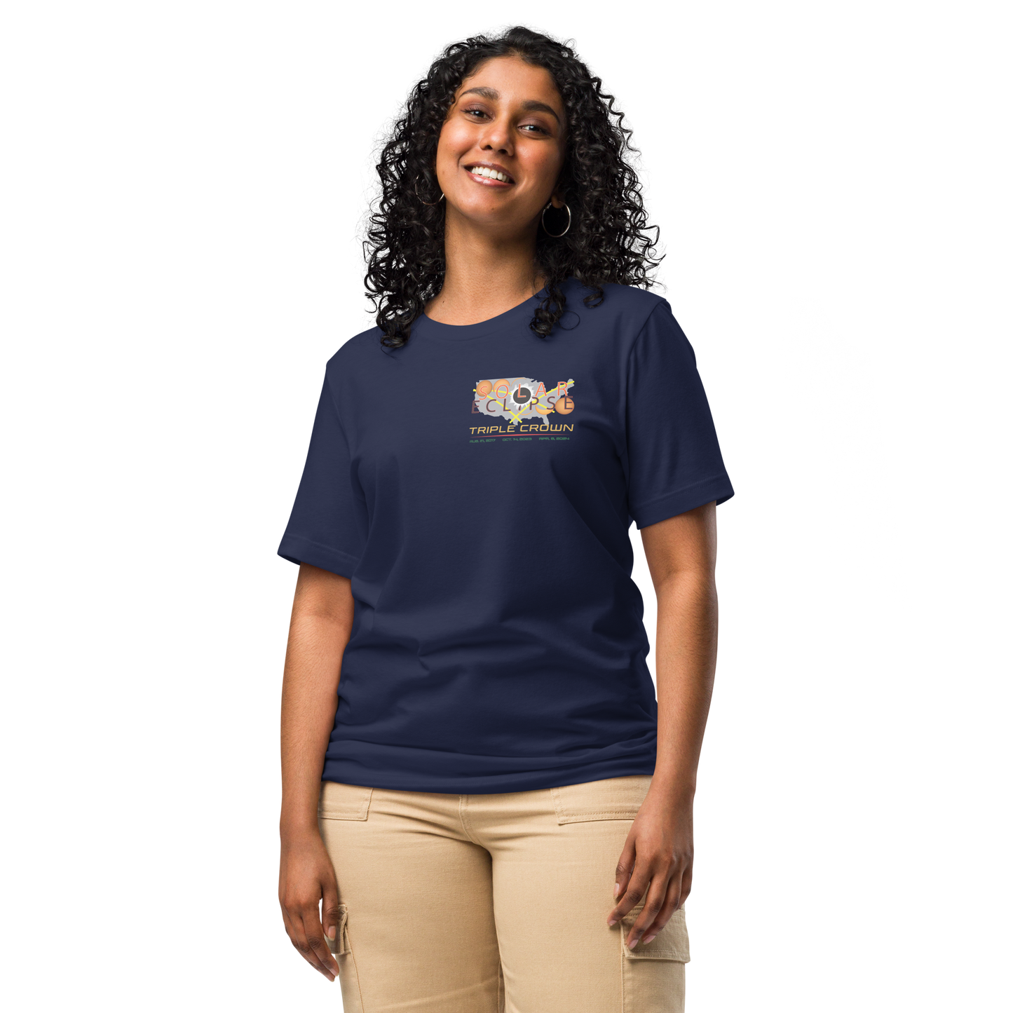 Solar Eclipse Triple Crown T-Shirt (Made In The USA!)