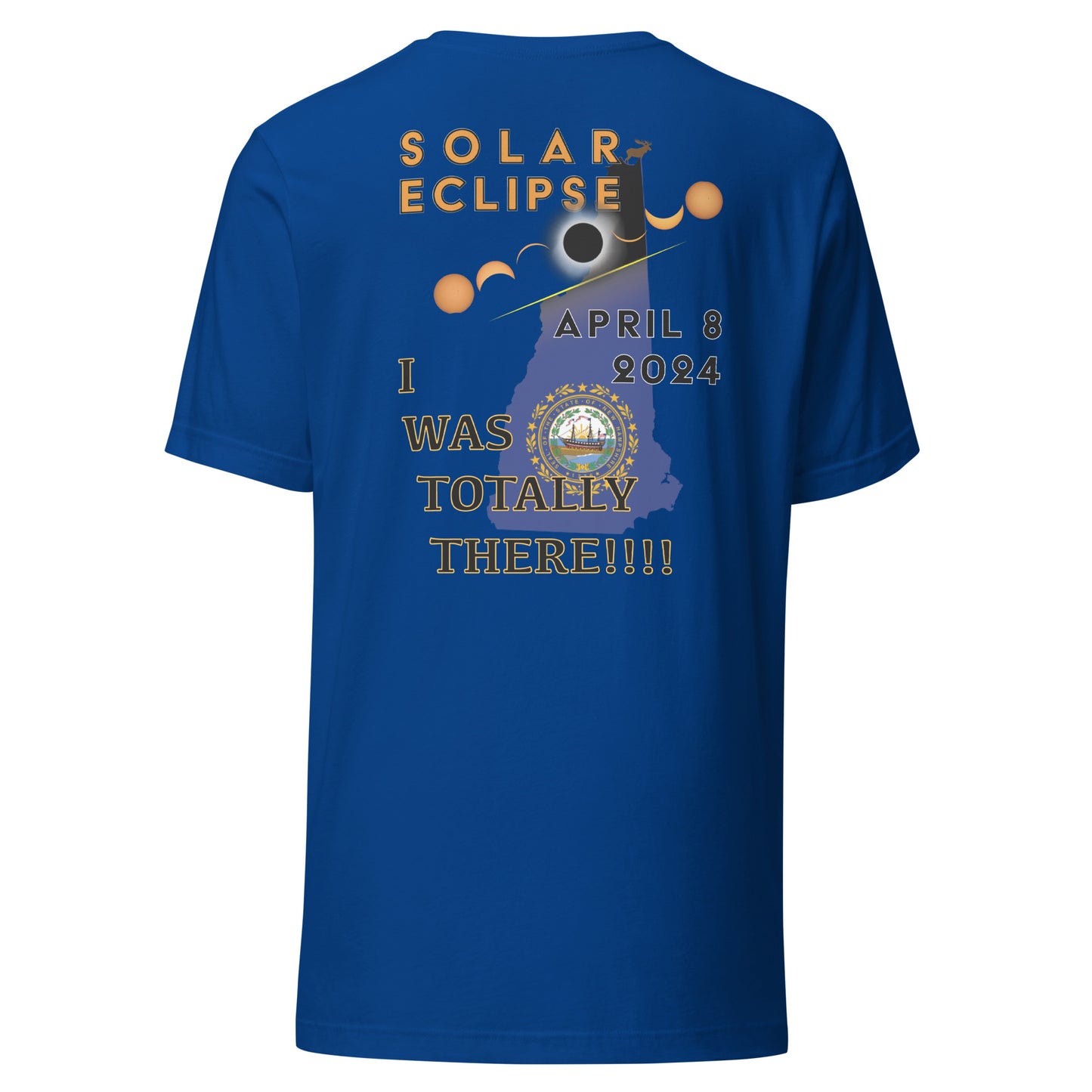 2024 Solar Eclipse - NH T-Shirt (Made In The USA!)