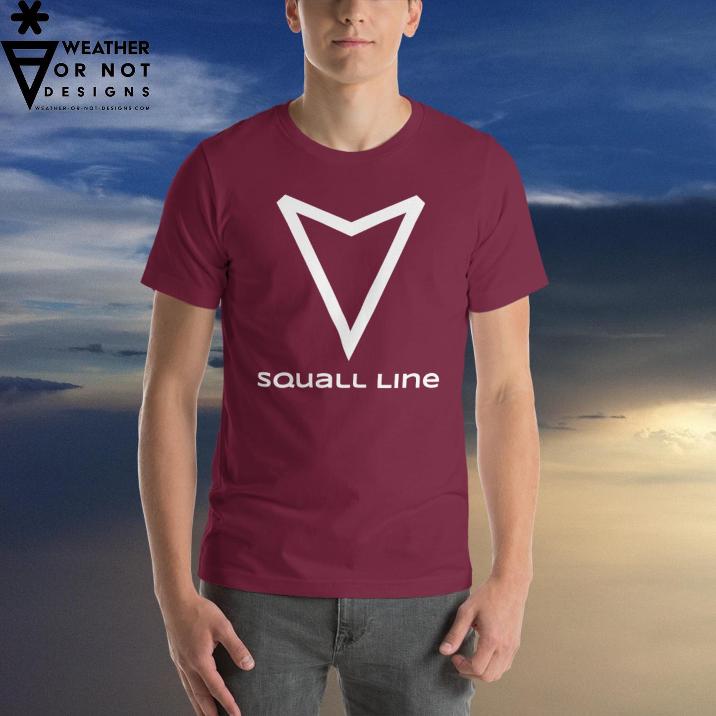 SQUALL Line Wx Symbol (18) Tee