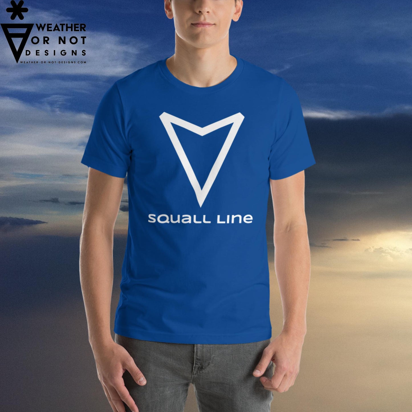 SQUALL Line Wx Symbol (18) Tee