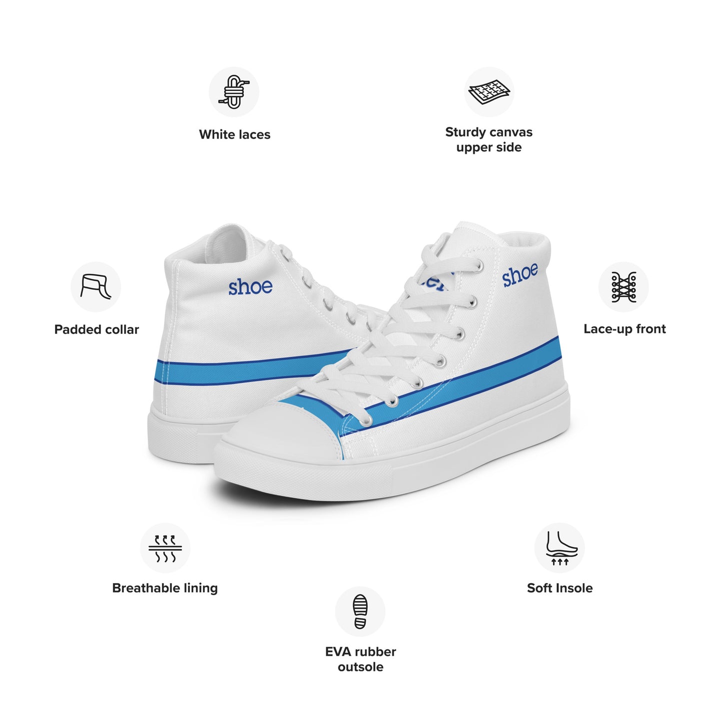 Women’s high top canvas shoes - The Nondescript Collection fnar