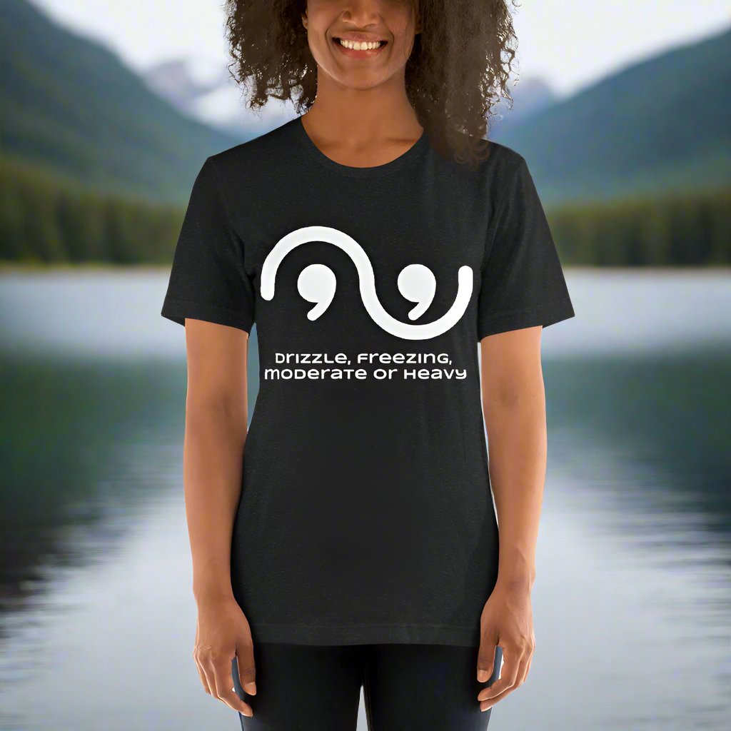 HEAVY FREEZING DRIZZLE Wx Symbols (57) Tee