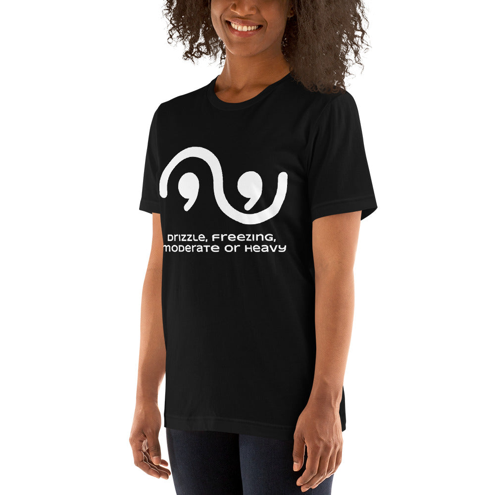 HEAVY FREEZING DRIZZLE Wx Symbols (57) Tee