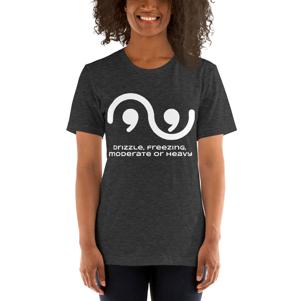 HEAVY FREEZING DRIZZLE Wx Symbols (57) Tee