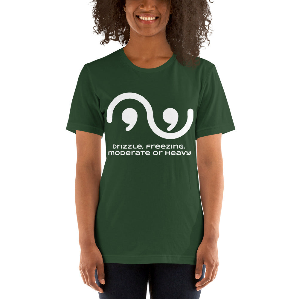 HEAVY FREEZING DRIZZLE Wx Symbols (57) Tee