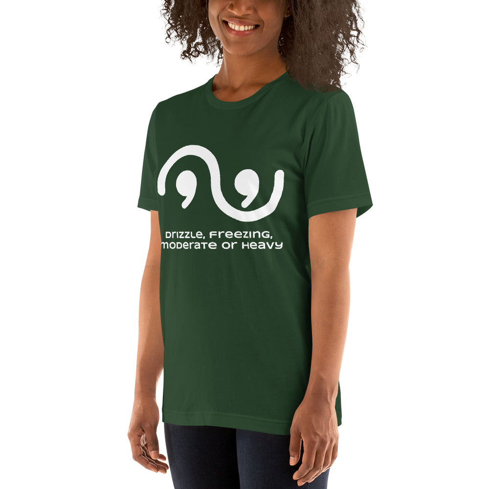 HEAVY FREEZING DRIZZLE Wx Symbols (57) Tee