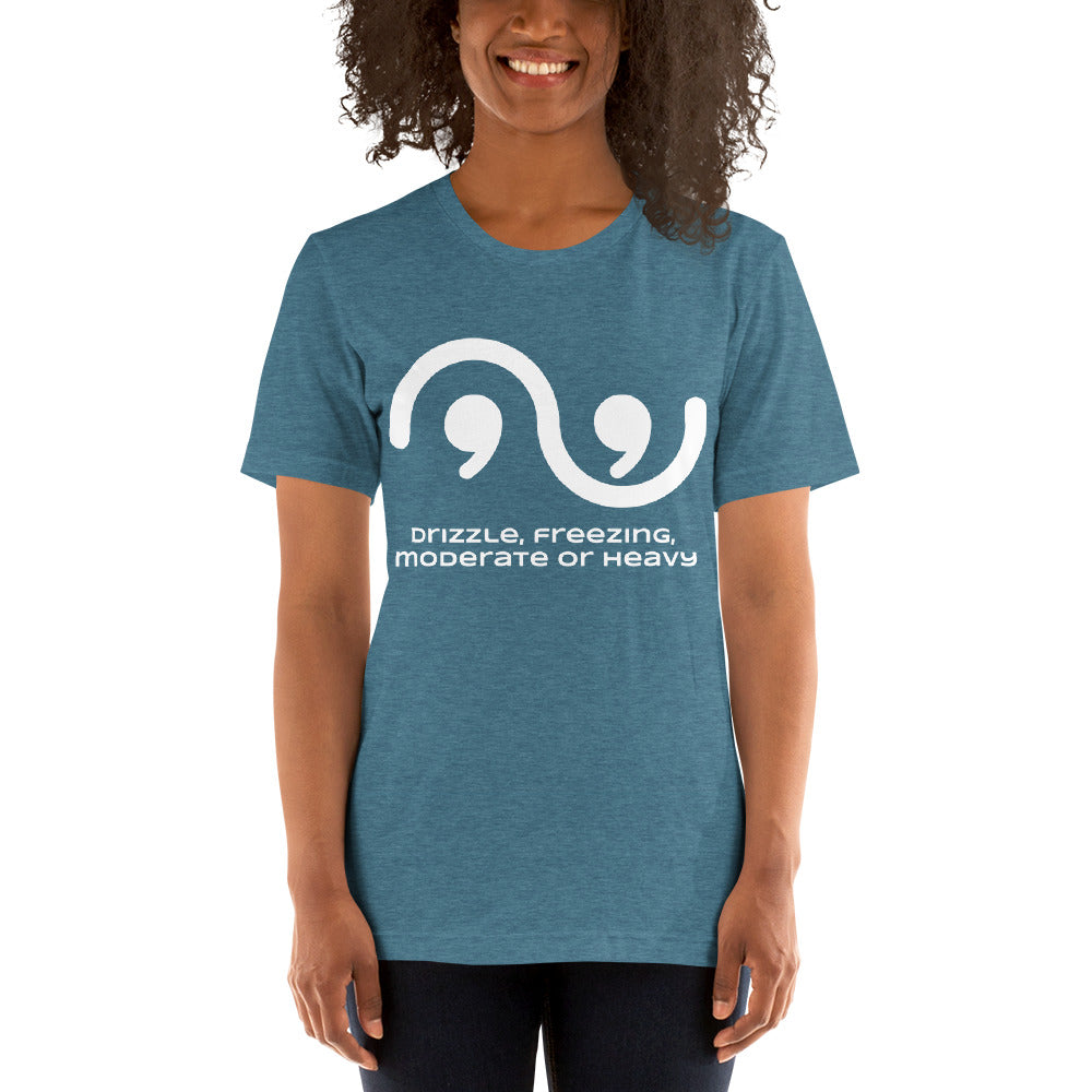 HEAVY FREEZING DRIZZLE Wx Symbols (57) Tee