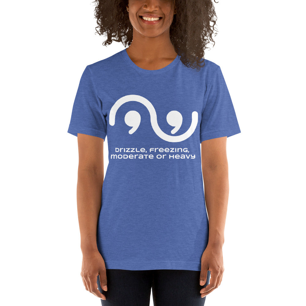 HEAVY FREEZING DRIZZLE Wx Symbols (57) Tee