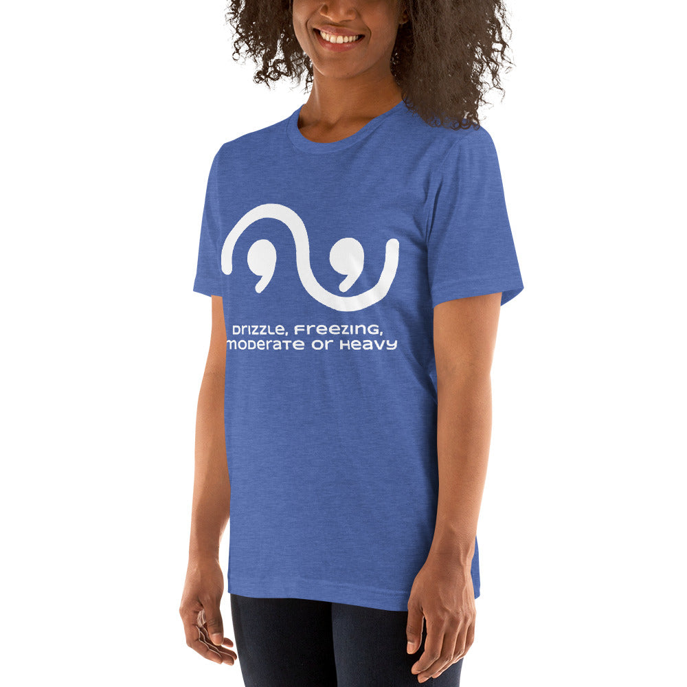 HEAVY FREEZING DRIZZLE Wx Symbols (57) Tee