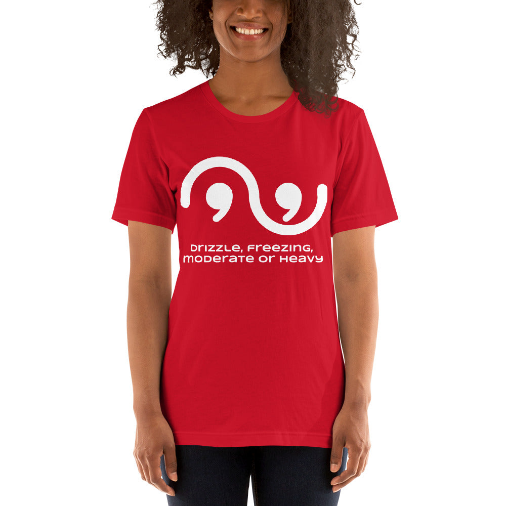 HEAVY FREEZING DRIZZLE Wx Symbols (57) Tee