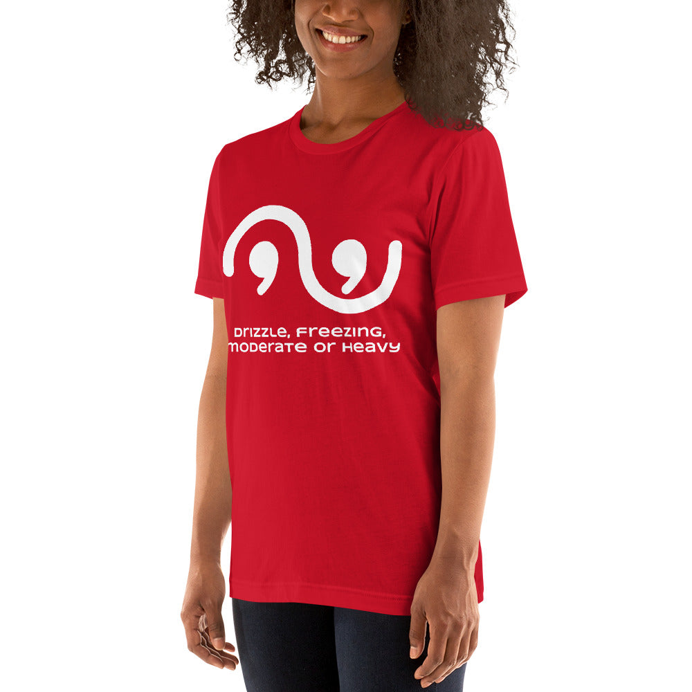 HEAVY FREEZING DRIZZLE Wx Symbols (57) Tee