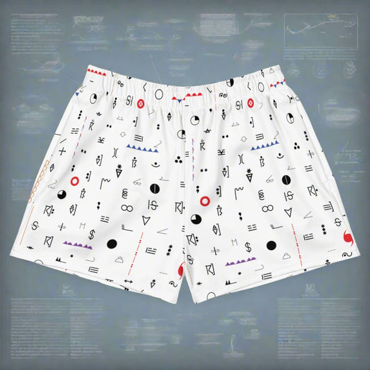 Weather Map Symbols Athletic Shorts