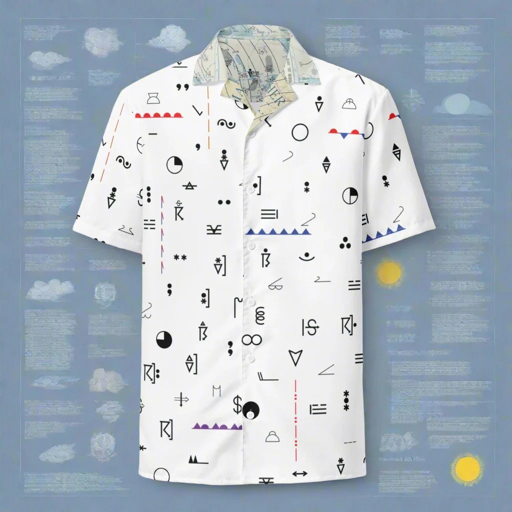 Weather Map Symbols JM-DBG Shirt