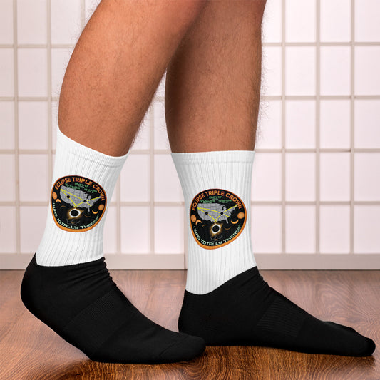 Solar Eclipse Triple Crown Socks