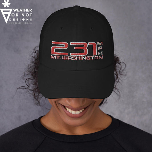 231 MPH WIND MT WASHINGTON Hat