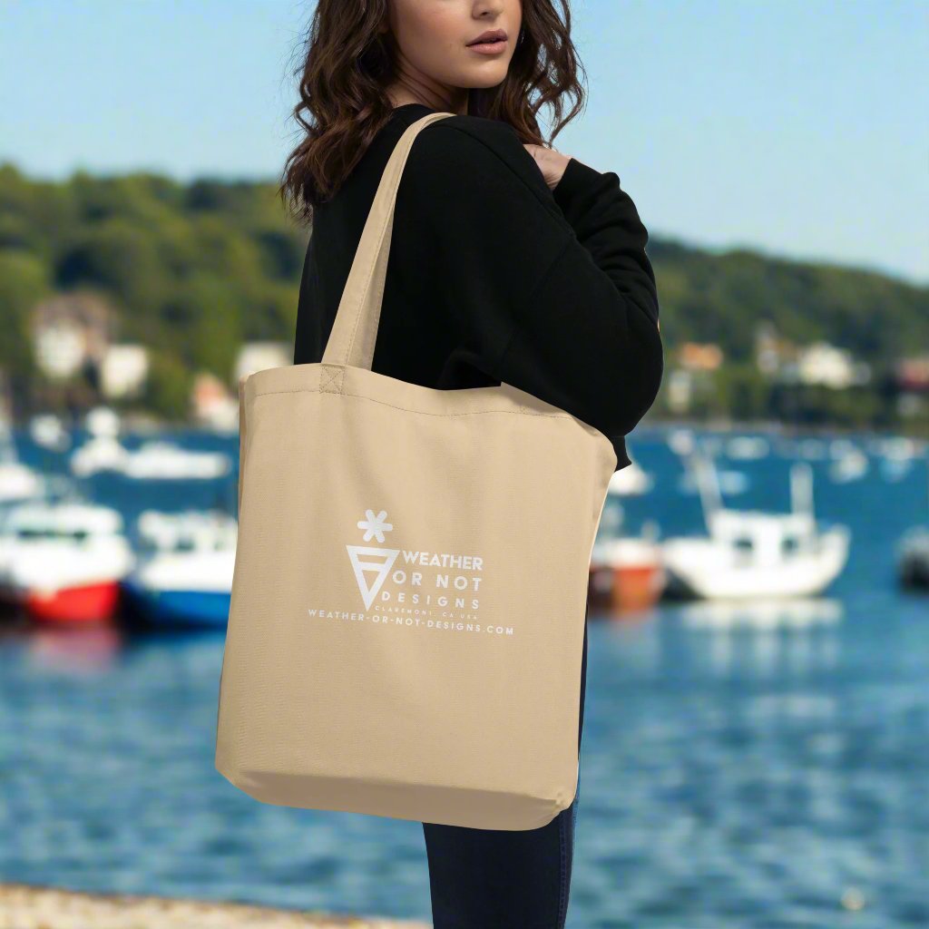 Wellfleet, MA True North Topo Eco Tote Bag