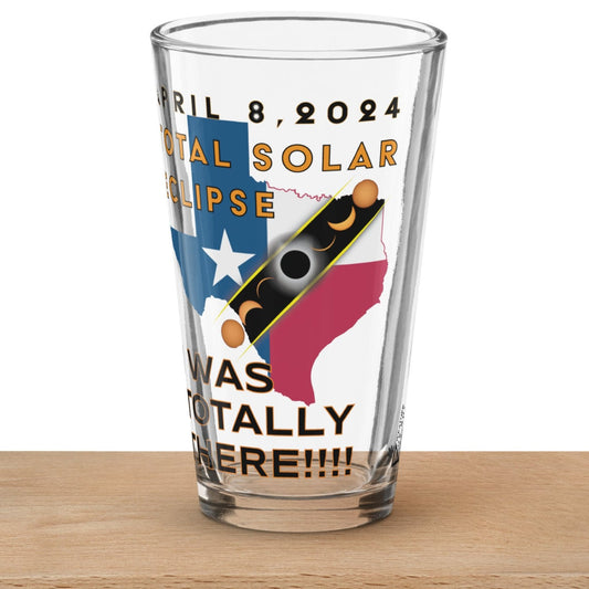 2024 Solar Eclipse - TX Pint Glass