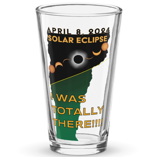 2024 Solar Eclipse - VT Pint Glass