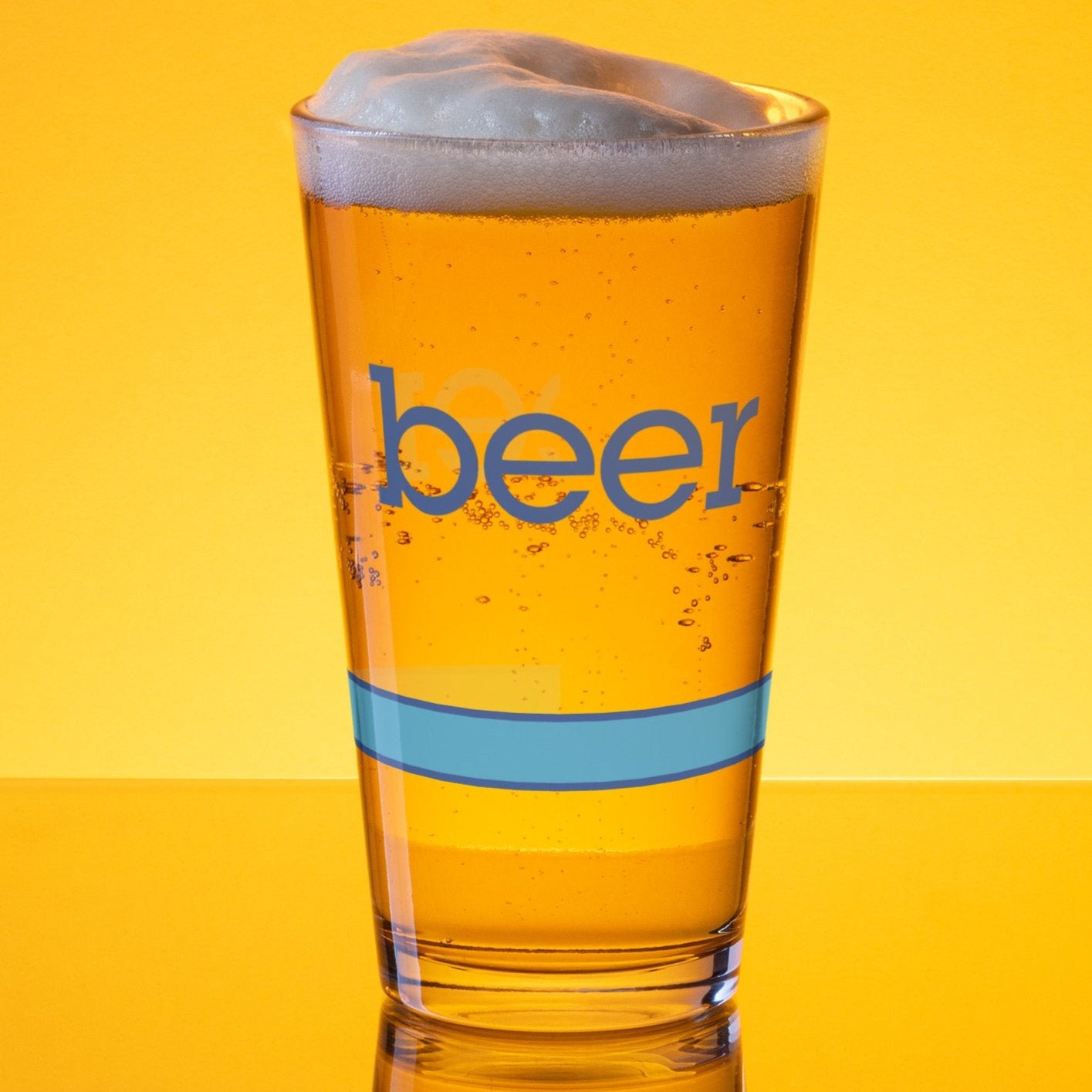 beer Pint Glass - The Nondescript Collection by fnar