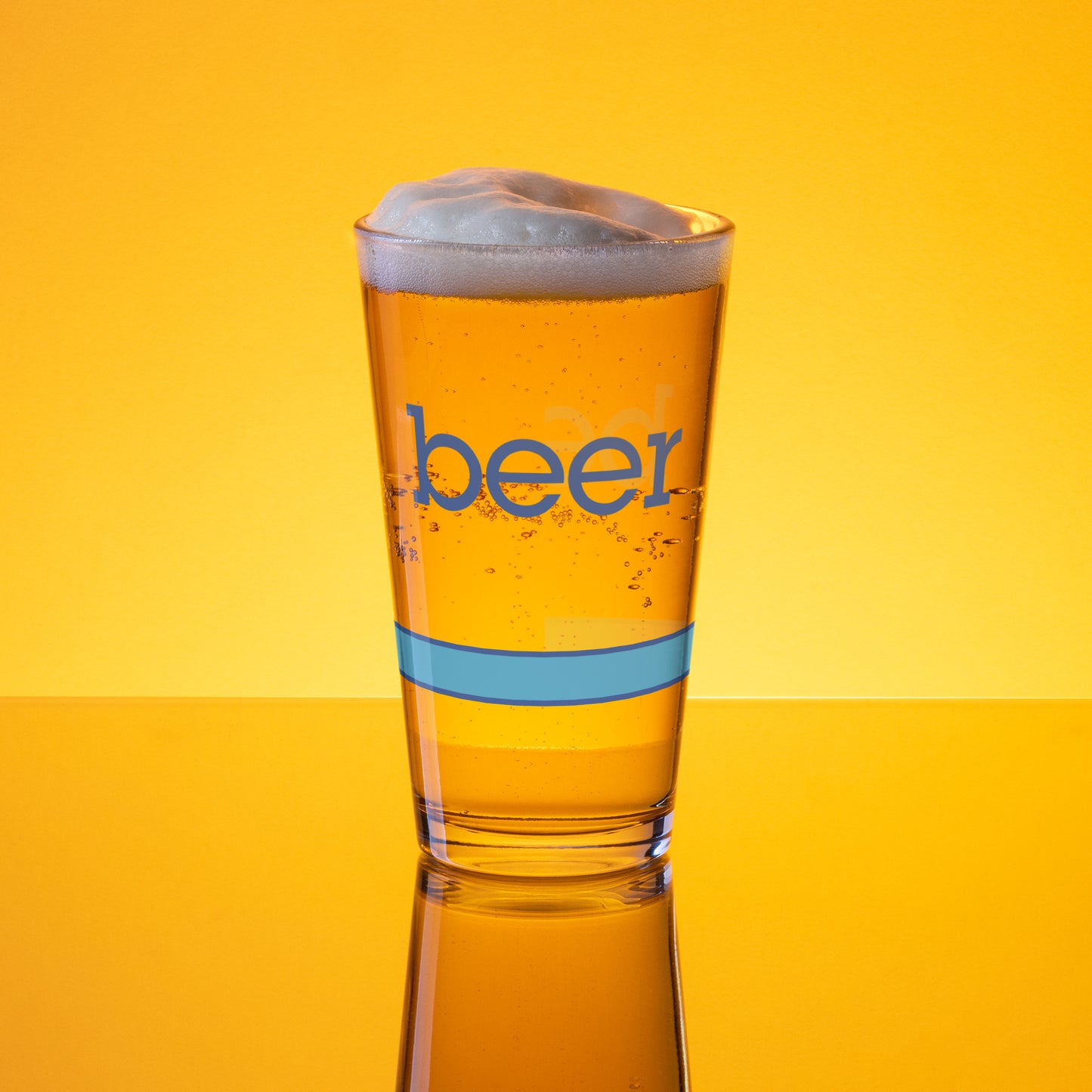 beer Pint Glass - The Nondescript Collection by fnar