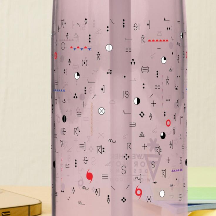 Weather Map Symbols Water Bottle