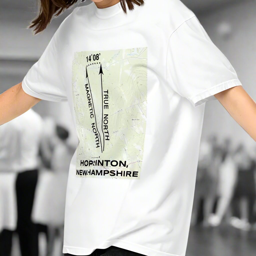 Hopkinton, NH - True North Topo T-Shirt