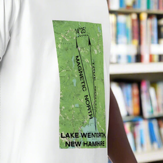 Lake Wentworth, NH - True North Old Topo T-Shirt