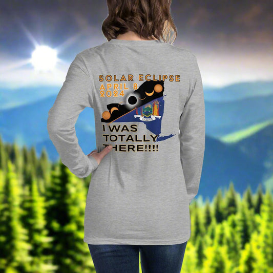 2024 Solar Eclipse - NY Long Sleeve T-Shirt