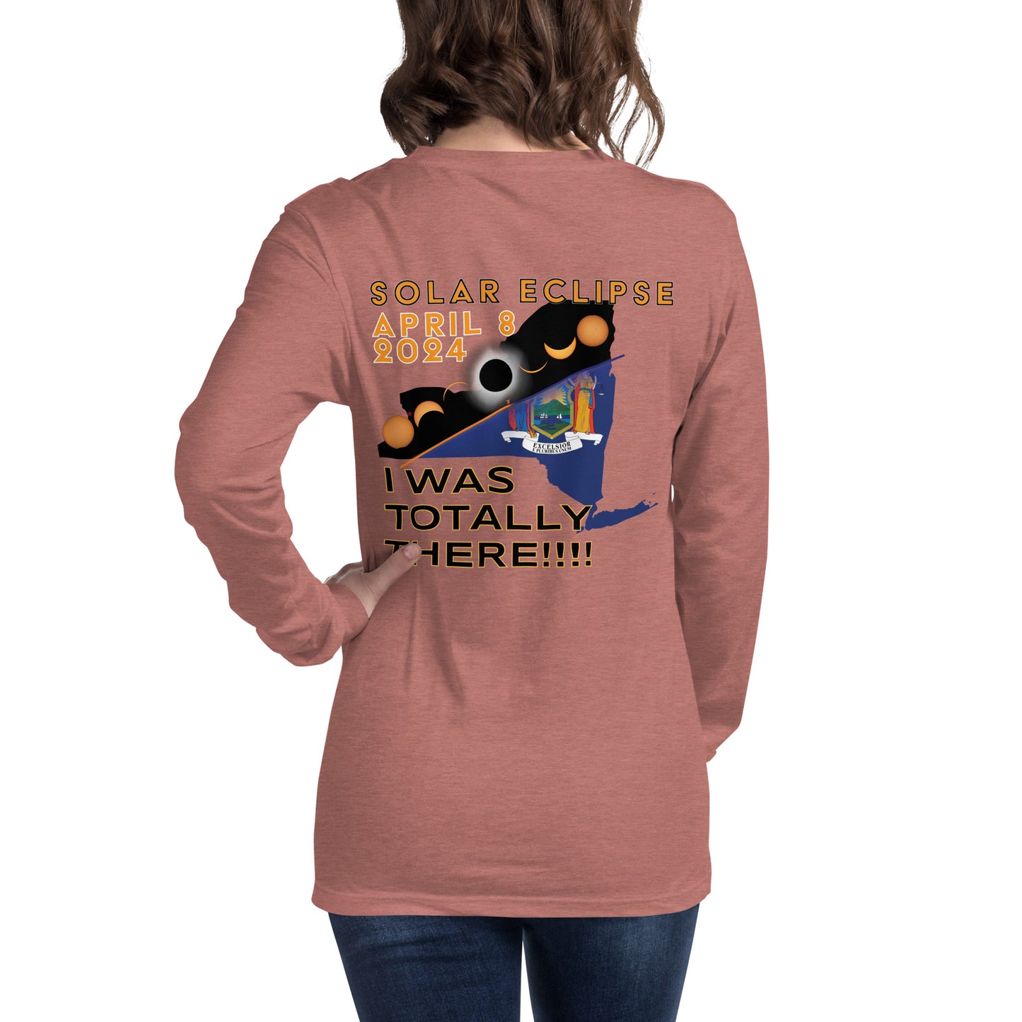 2024 Solar Eclipse - NY Long Sleeve T-Shirt