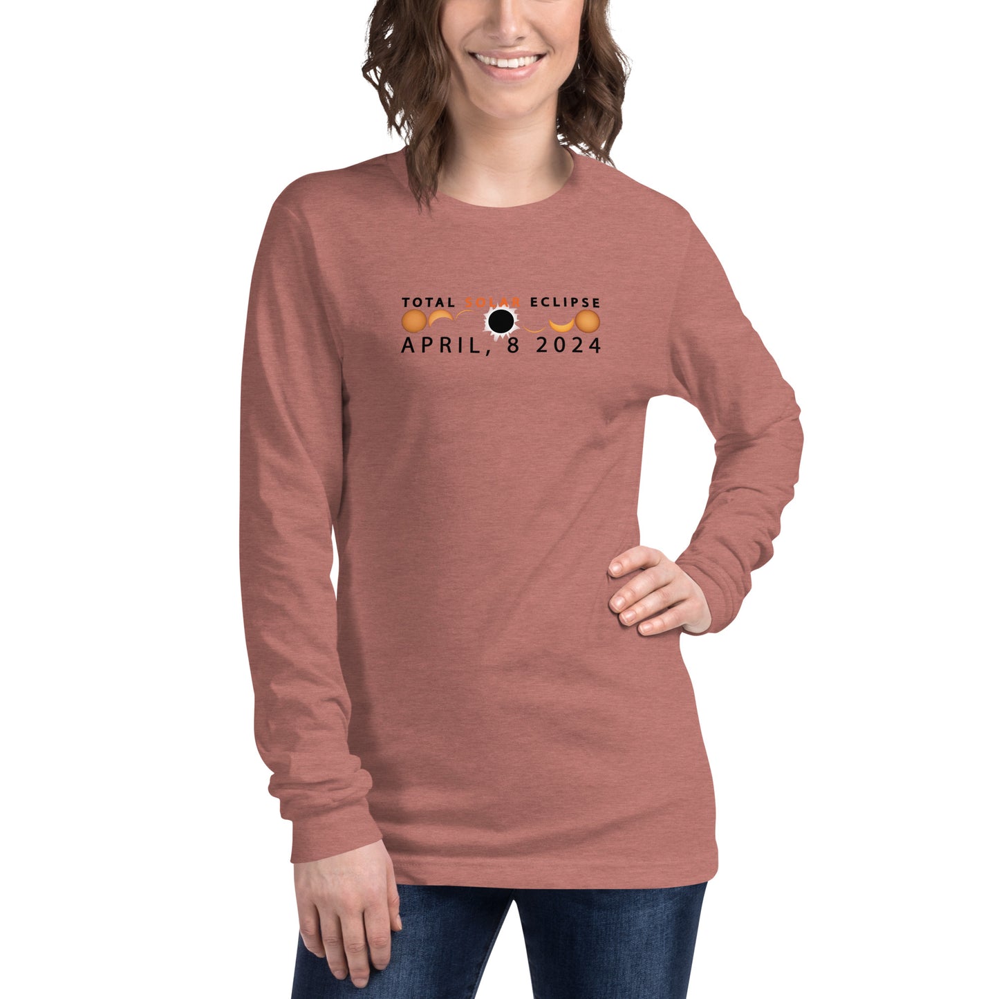 2024 Solar Eclipse - NY Long Sleeve T-Shirt