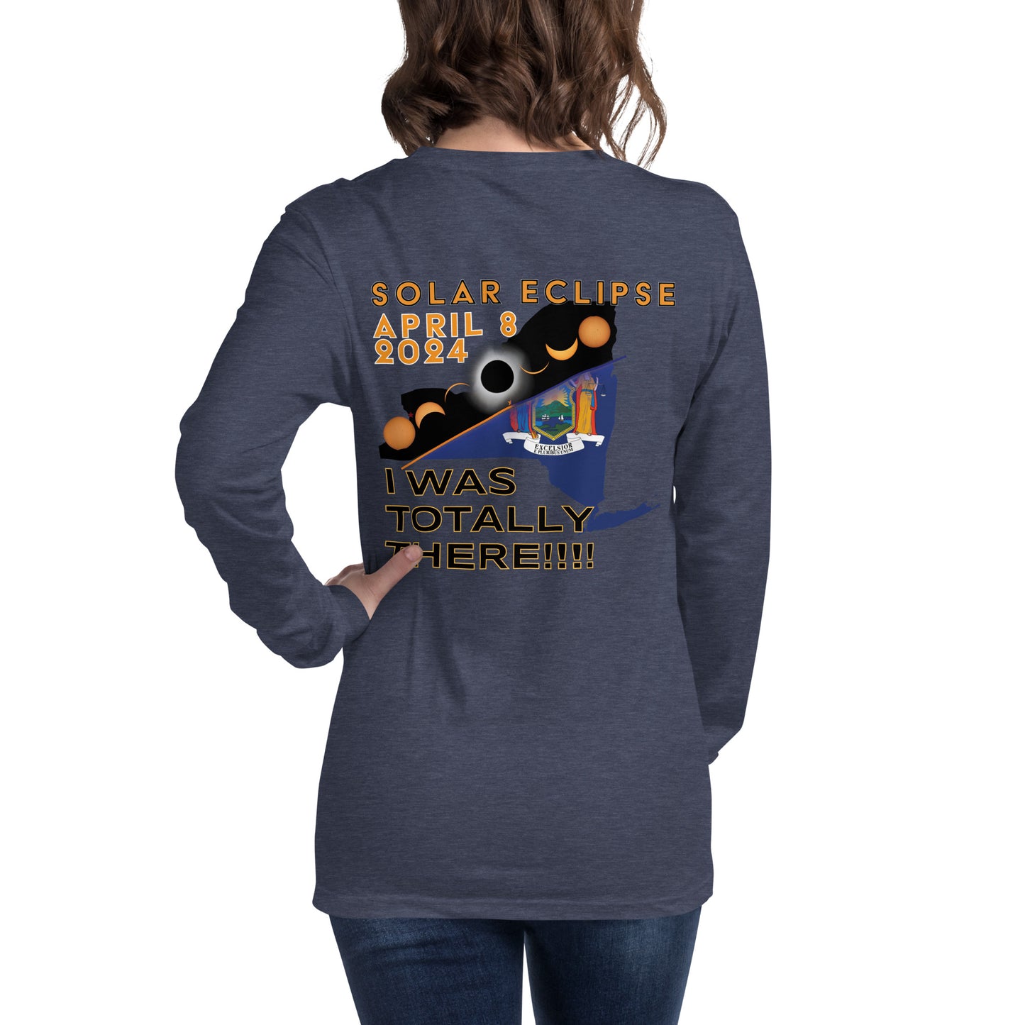 2024 Solar Eclipse - NY Long Sleeve T-Shirt