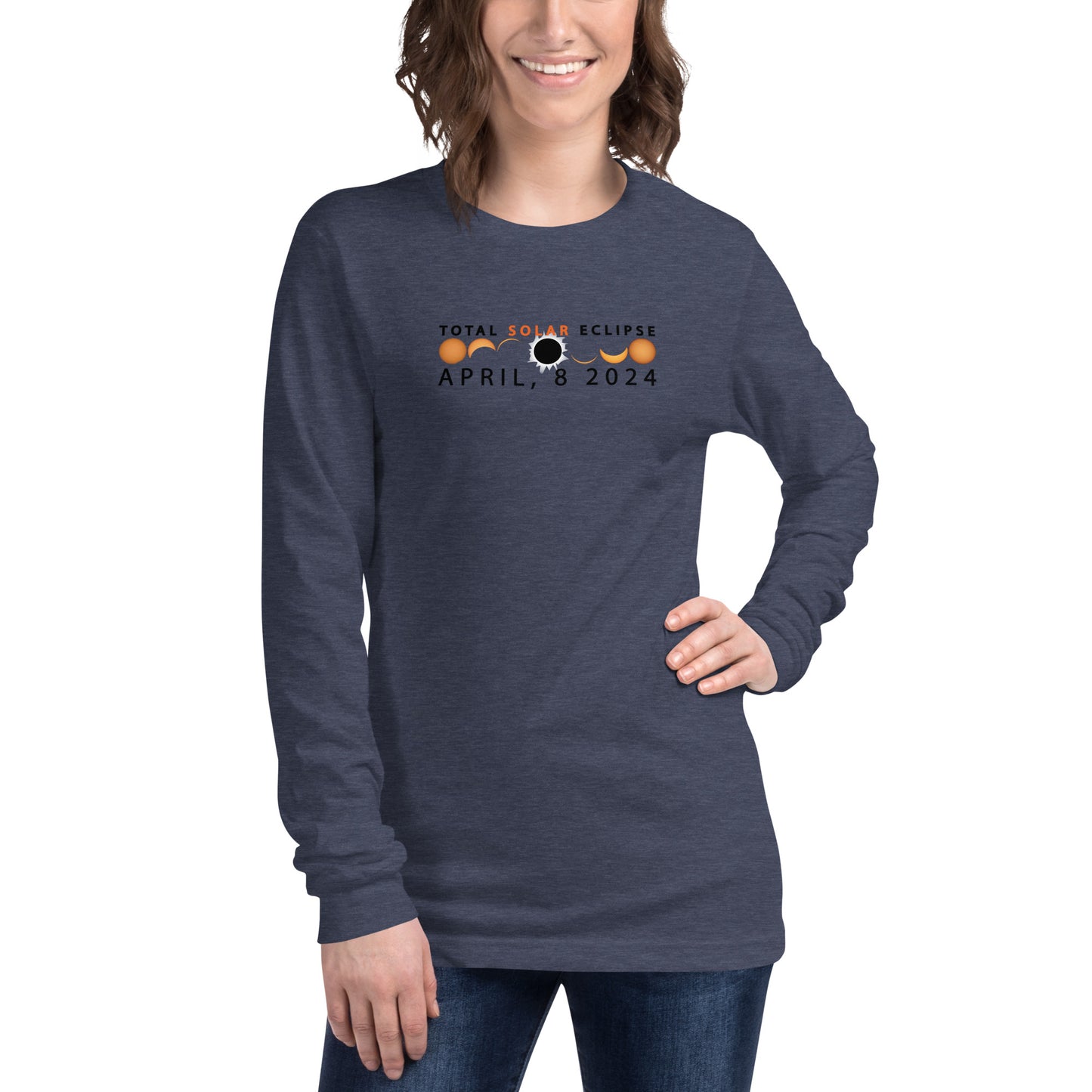 2024 Solar Eclipse - NY Long Sleeve T-Shirt