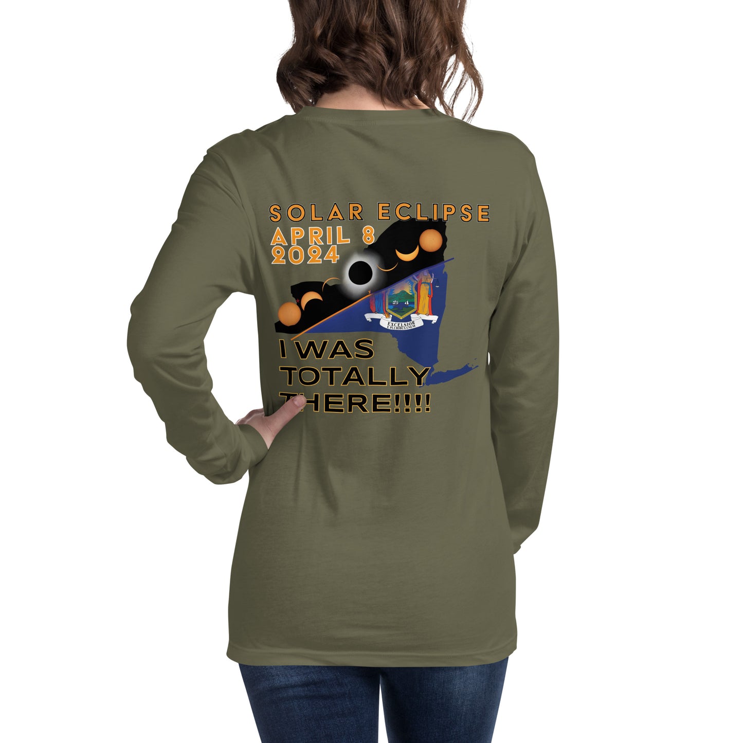 2024 Solar Eclipse - NY Long Sleeve T-Shirt