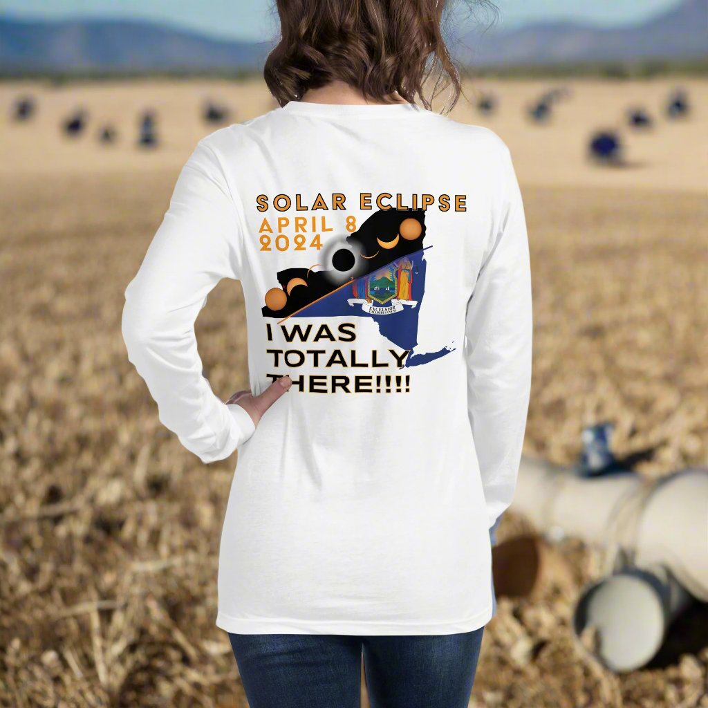 2024 Solar Eclipse - NY Long Sleeve T-Shirt