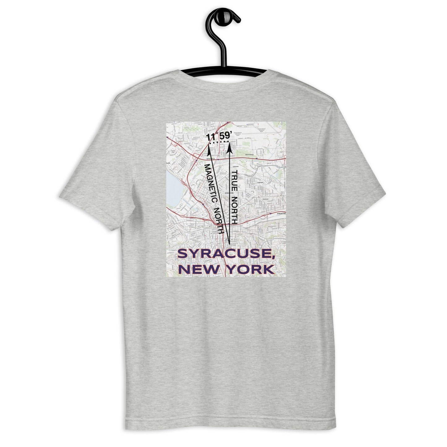 Syracuse, NY - True North Topo T-Shirt